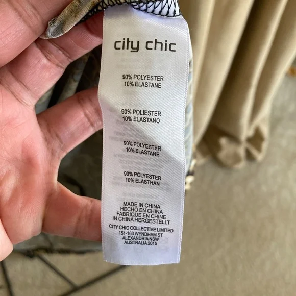 City Chic Leopard Print Robe, Size 16 (S) - Picture 10 of 11